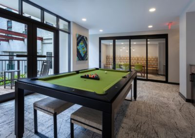 Chocolate Works Resident Lounge with Pool Table in Old City